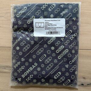 [NWT] Bombas Men's Cotton Modal Blend Trunk in Plum Night Stripe (Medium)